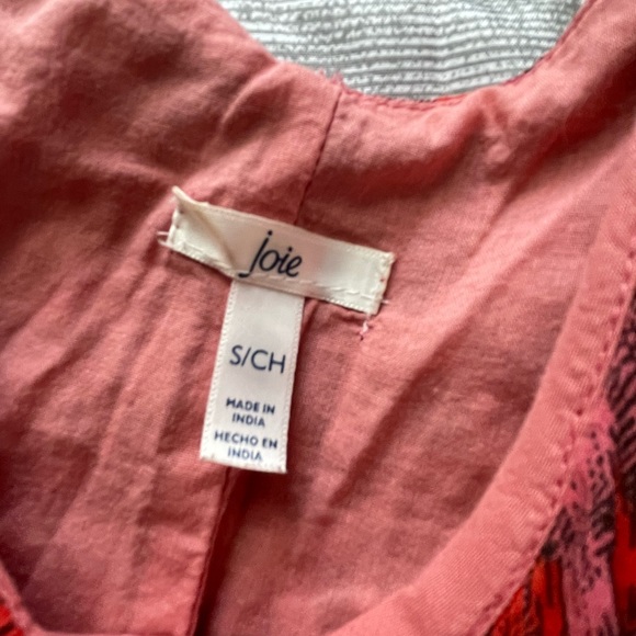 Ladies small Joie Maxie full length spaghetti strap dress. Built in slip. - Picture 3 of 3